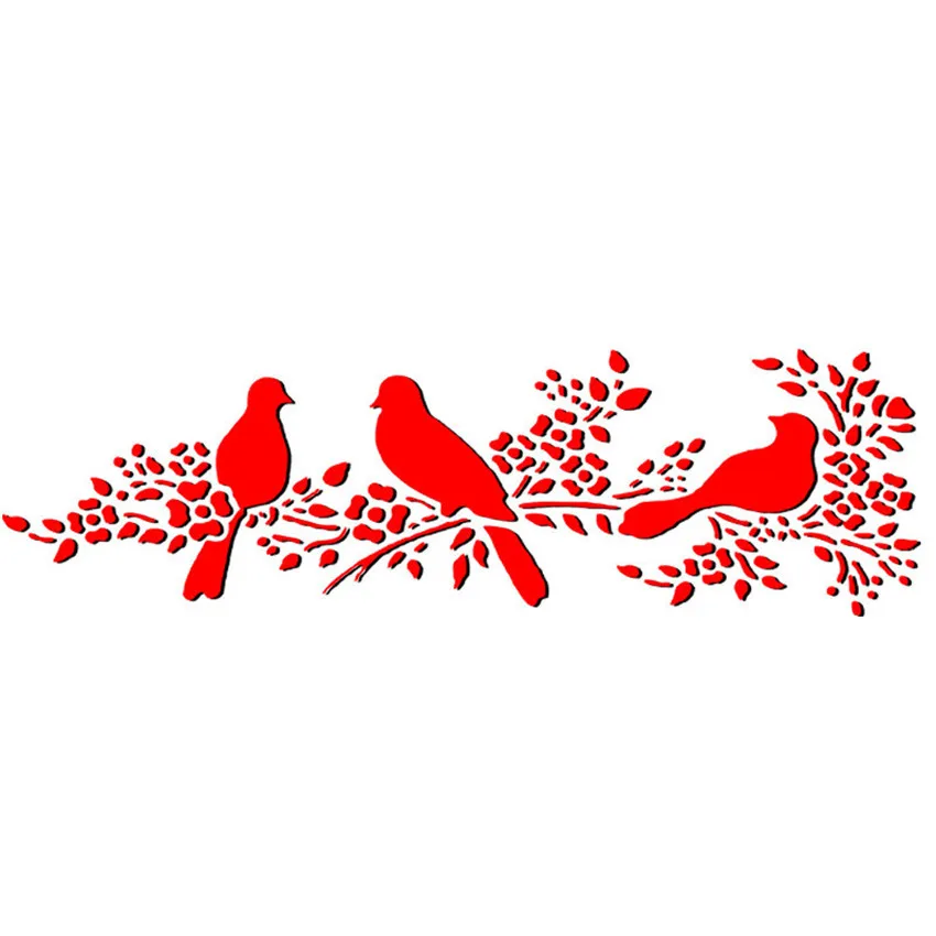 Magpie плесень Щит DIY торт шаблоны для вырезания Полые Украшения печать трафарет с кружевом День святого Валентина
