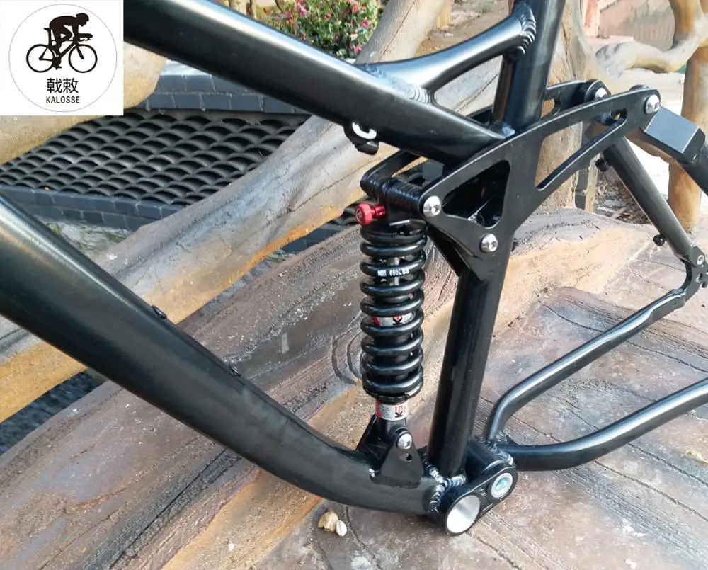 Excellent Kalosse 190mm travel  bicycle  frame  27.5X17 mountain  bike frame   27.5X1.75-2.1  MTB  frame 2