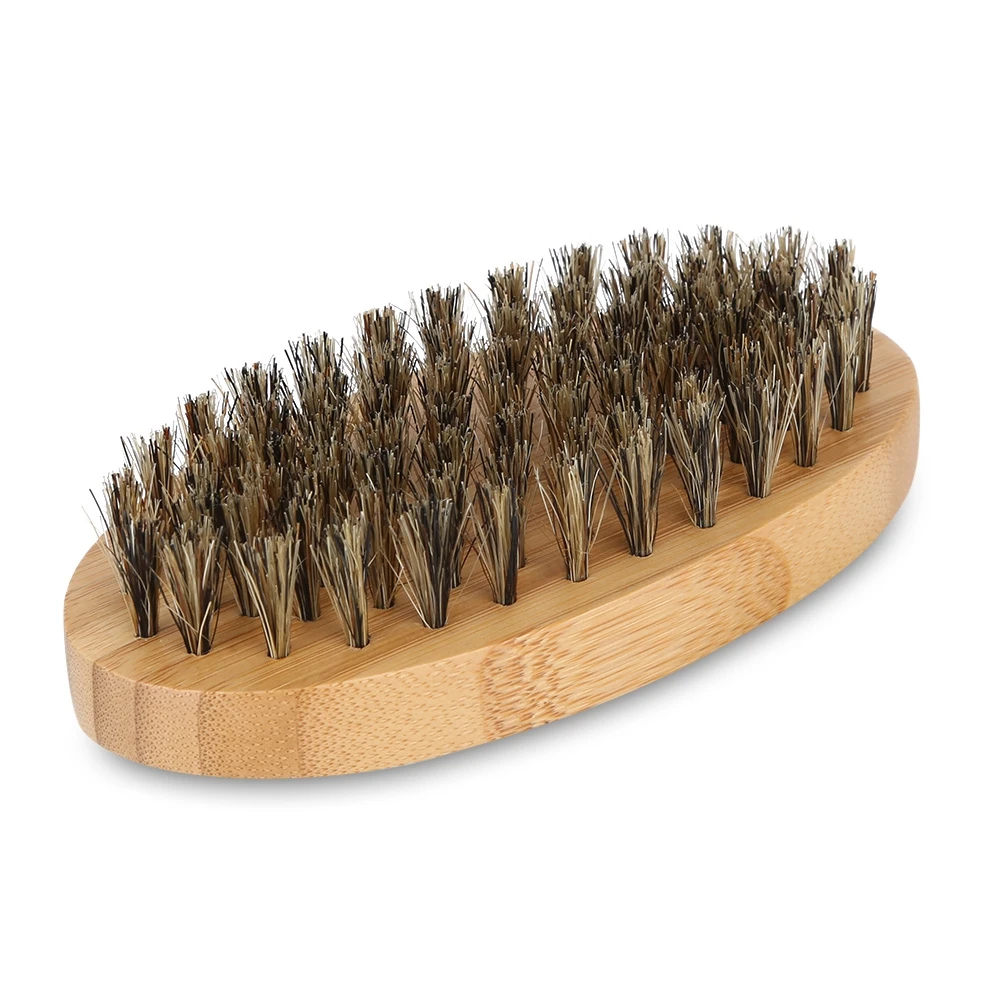 Pig Mane Hair Shaving Foam Brush Facial Cleaning Tool for Menin