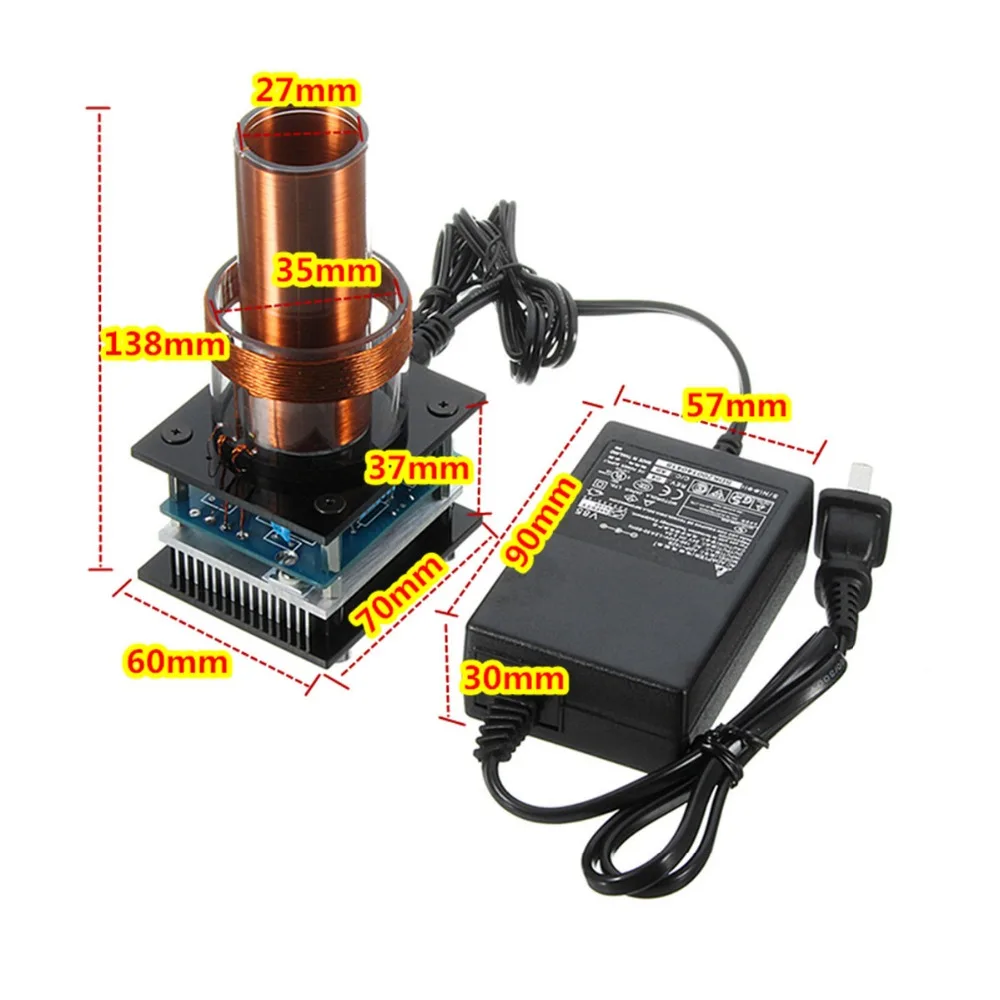

Music Tesla Coil Wireless Transmission For Magic Prop Teaching Electronic Toy Tesla Coil