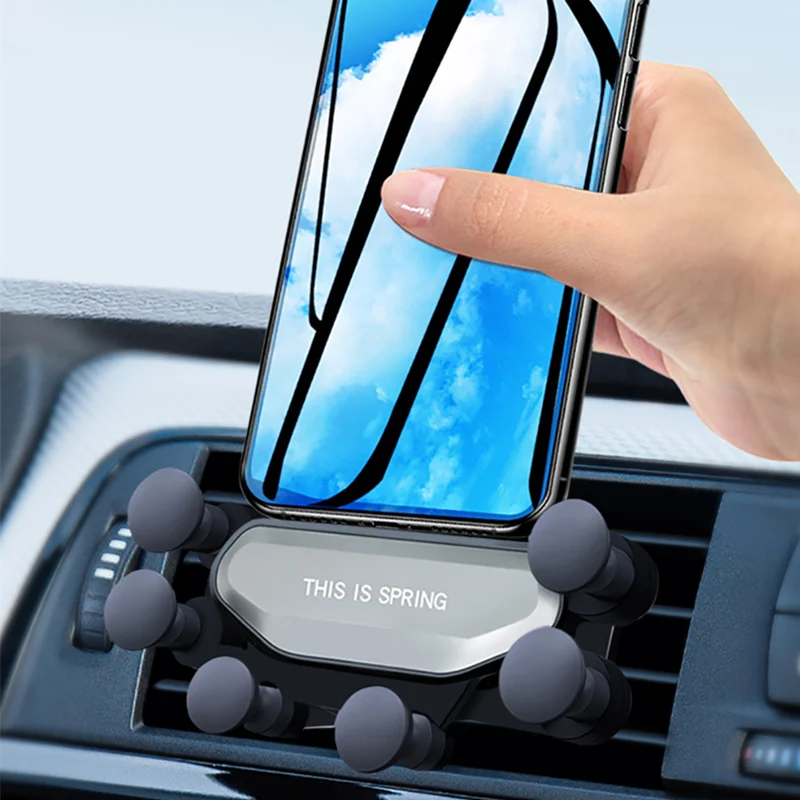 Новейший гравитационный Автомобильный держатель для телефона, автомобильный держатель для телефона, подставка для iPhone X samsung S10, универсальный держатель для мобильного телефона