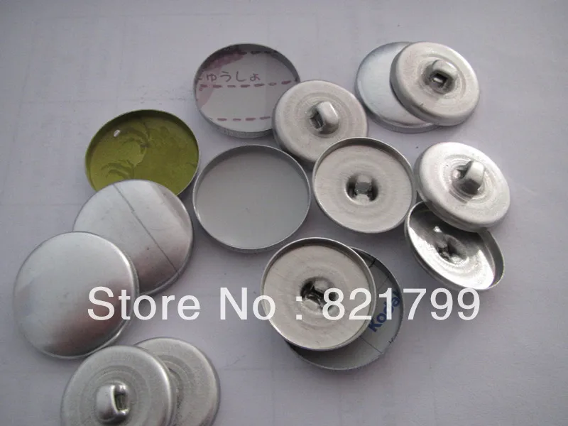 

DIY 40L fabric cloth button aluminium cap fabric covered button