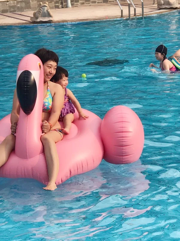 150cm  pink  flamingo float