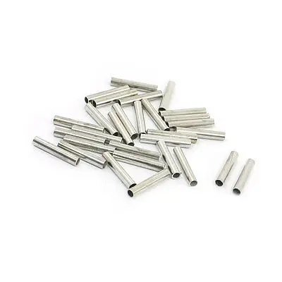 

18AWG Electric Wire EN1008 Connector 1.4mm Inner Dia Tube Bare Terminal 30Pcs