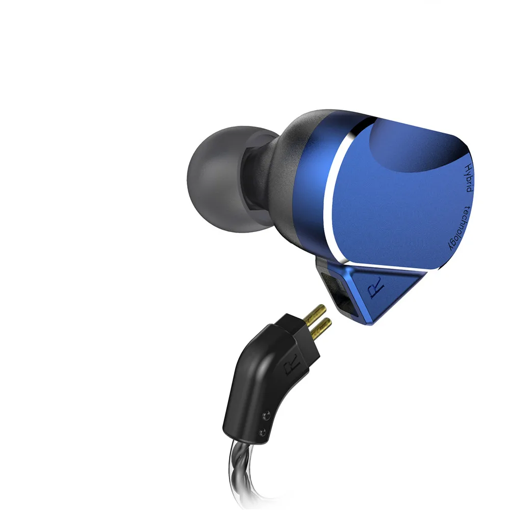 BQEYZ BQ3 In-Ear Moniter HiFi наушники алюминиевые металлические наушники-вкладыши корпус 0,78 мм сменный кабель