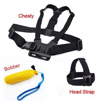 

Free Shipping!! Accessories Set 3 in 1 Chest Strap/ Head Strap / Bobber for Gopro Hero 3 3+ 4/ SJ4000 SJ5000 / XiaoMi Yi camera