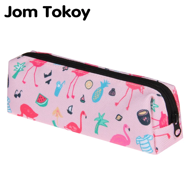 Косметичка Jom tokoy с 3D рисунком фламинго женская косметичка новая сумка для