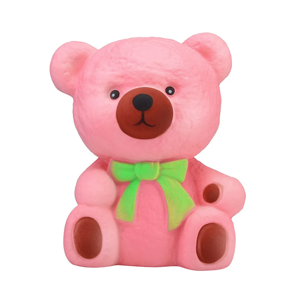Сжимаемая термальная индукция с функцией изменения цвета в зависимости от температуры мягких медведей медленно поднимающееся ароматическое снятие стресса очаровательная игрушка забавный подарок Z8