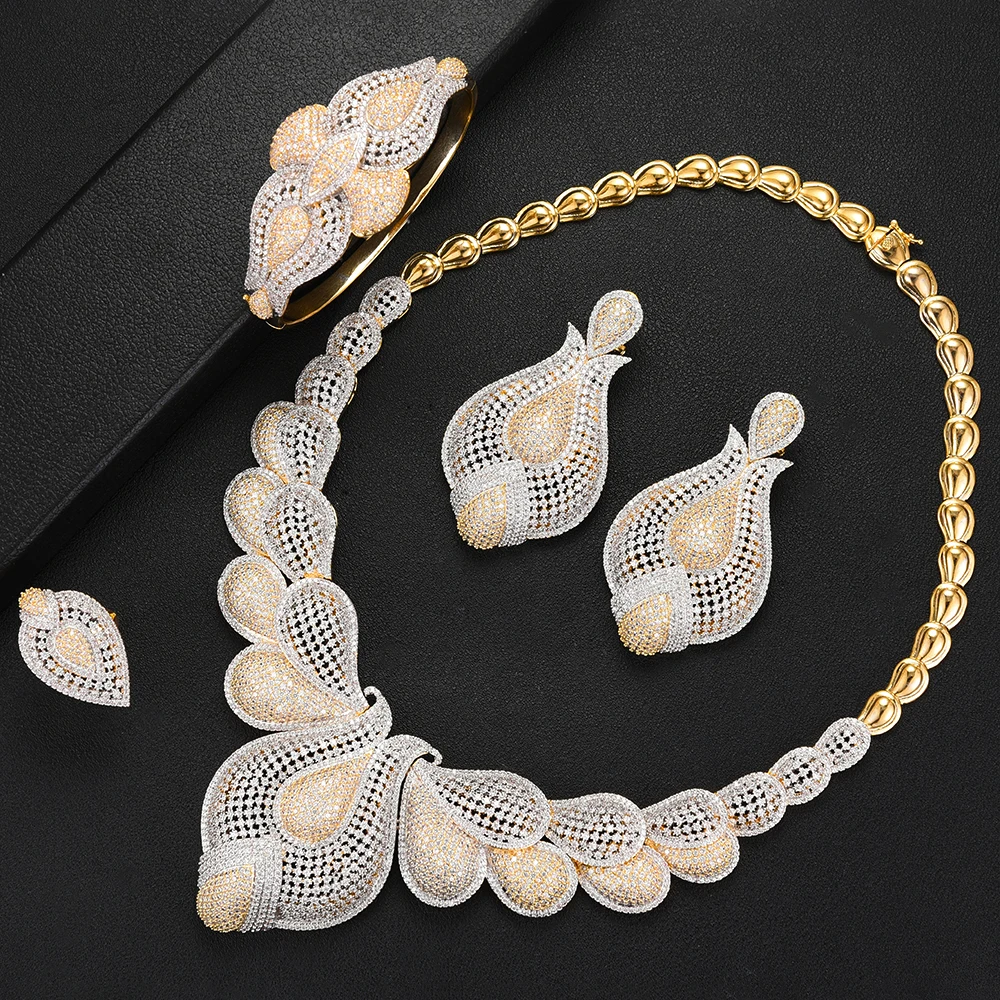 

GODKI Famous Brand Princess Crown Luxury Nigerian Dubai Jewelry Sets For Women Cubic Zircon Wedding Bridal Jewelry Sets 2019