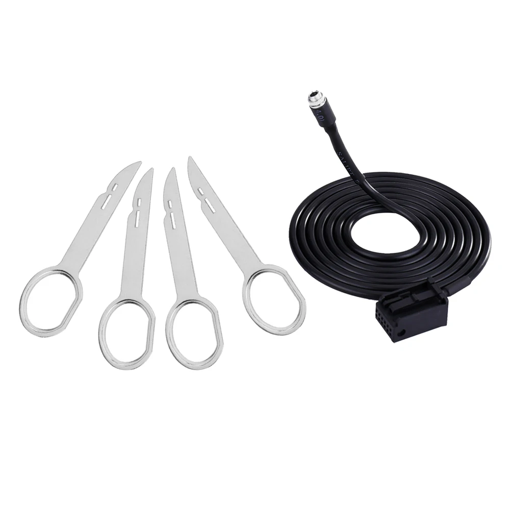 Car 6000 CD 3.5MM Female Aux-In Cable Adapter for Ford Focus C-Max S-Max