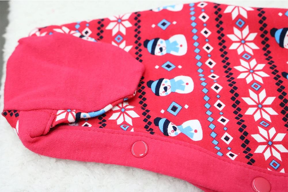 Комбинезоны для новорожденных; хлопковая одежда для малышей для маленьких мальчиков; комбинезон+ головной убор 2 шт./компл. с длинным рукавом детская Рождественская Пижама, одежда для малышей