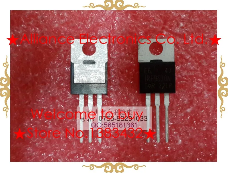 IRF9530N F9530N IR TO 220 14A100V FET original word of the original ...
