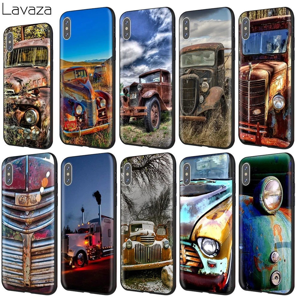 

Lavaza Retro Tractors Car Case for iPhone 11 Pro XS Max XR X 8 7 6 6S Plus 5 5s se