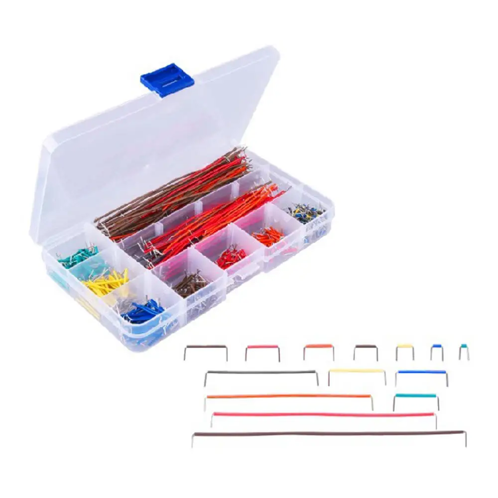 

560pcs Jumper Kits U Shape Solderless Breadboard Jumper Cable Wire Kit 14 Lengths of PCB Jumpers for PCB Bread Board Arduino
