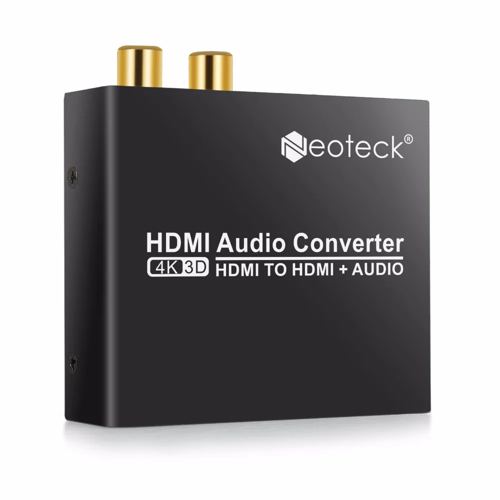 ESYNiC 1.4b HDMI к HDMI + аудио конвертер 4 K x 2 K 3D Видео Стерео SPDFI + L/R видео конвертер адаптер для ТВ PS3 DVD проигрыватель HD HDCP1.4 конвертер