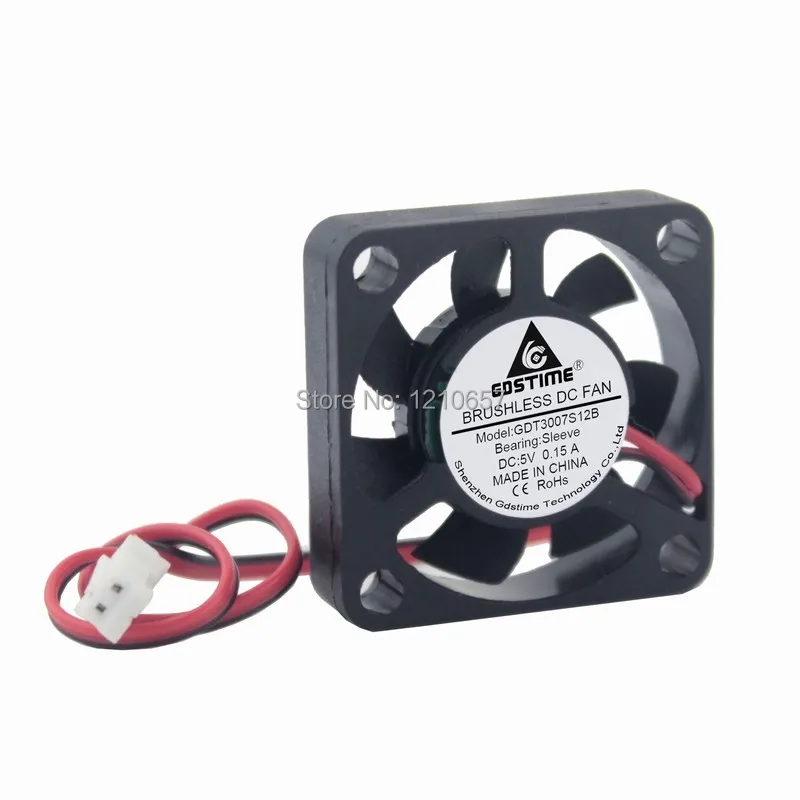 Plástico de Refrigeração Peças Muito Gdstime 3cm 5 30x7 Milímetros 3007 dc v 2pin Mini fã 30 30mm - Imagem 5