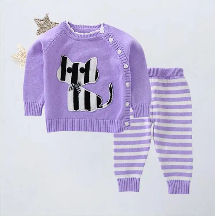 2017 г. Комплекты одежды с длинными рукавами для новорожденных модная зимняя