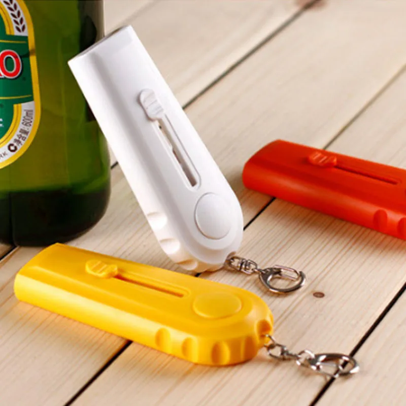 

Portable Flying Cap Launcher Bottle Openers 1 PC Kitchen Gadgets Bottle Beer Opener Bar Accessories Key Chain Multifunction