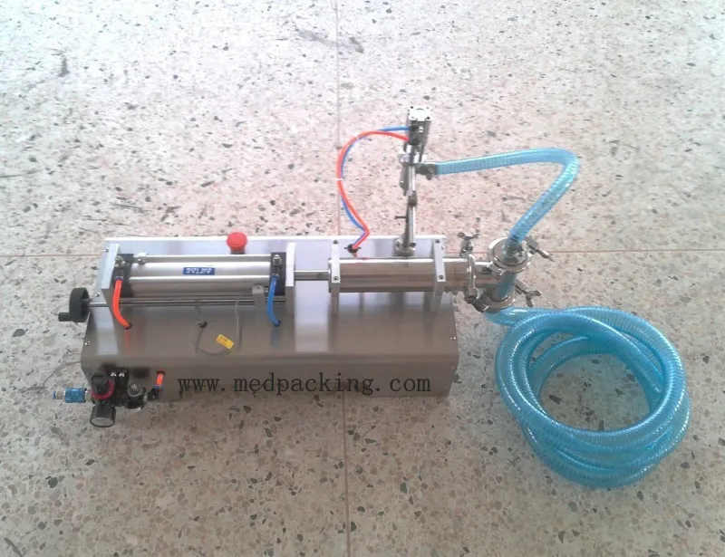

100-1000ml Single Head Liquid Softdrink Pneumatic Filling Machine