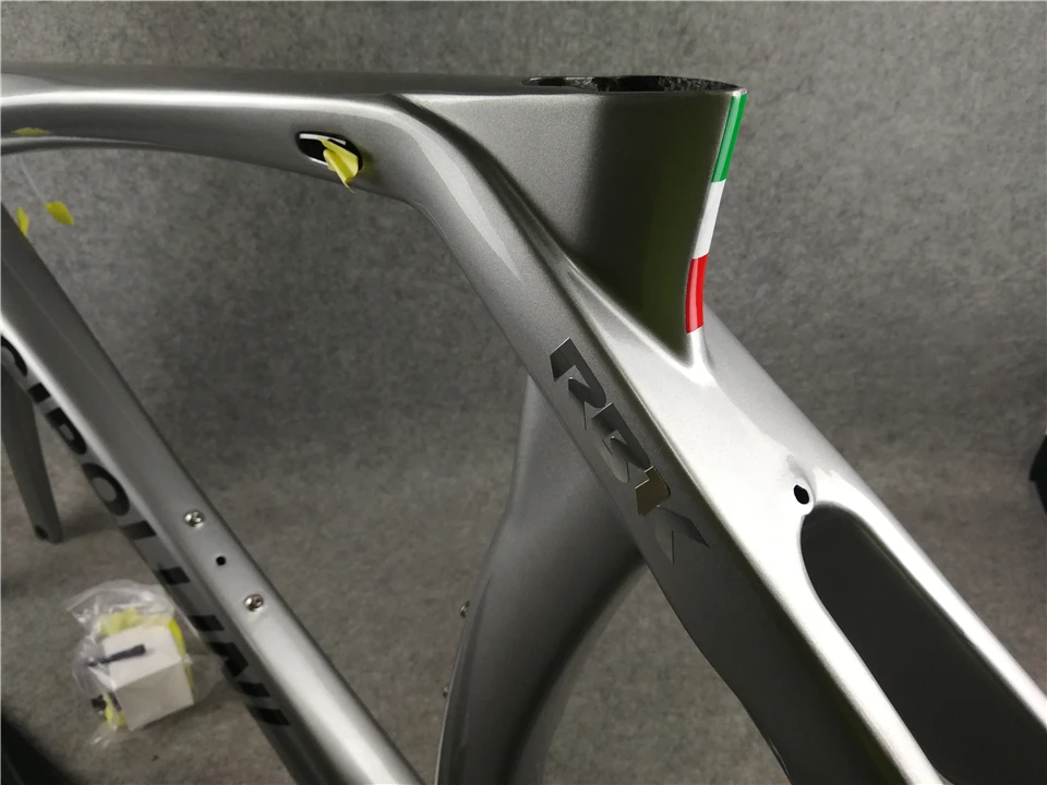 Черный Серебряный логотип живопись T1000 MCipollini RB1K одной карбоновые шоссейные рамы