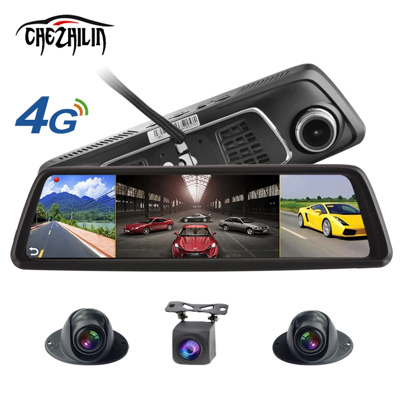 Chezhilin H8 с 4CH камерой s объектив 10 &quotсенсорный Android Navi Автомобильная камера gps