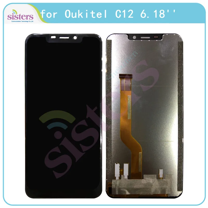 LCD Screen for Oukitel C12 LCD Display Touch Screen Digitizer For Oukitel C12 LCD Assembly Phone Replacement Original Tested Top (3)