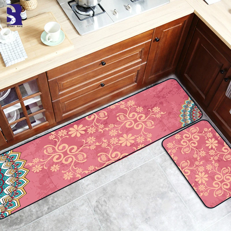 Sunnyrain 2 Piece Kitchen Rug Set Area Rugs For Kitchen Slip Resistant Bathroom Rugs Rug Aliexpress