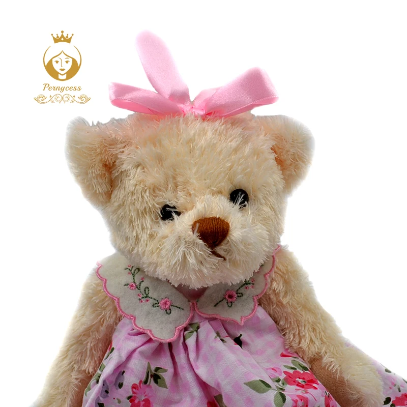 4-1PCS-30CM-wear-skirts-sweet-teddy-bear-plush-toys-cute-teddy-bear-soft-plush-dolls-baby