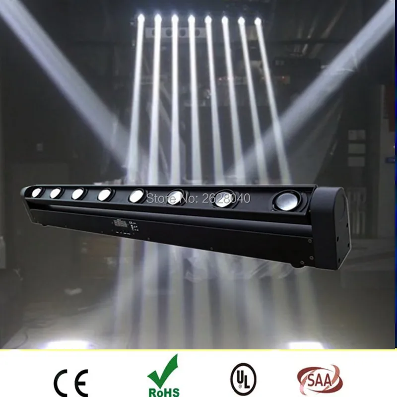 

(1 pieces/lot) LED Bar Beam Moving Head Light RGBW 8x12W Perfect for Mobile DJ, Party, nightclub