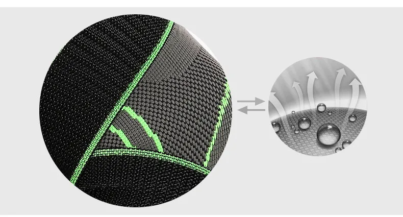 L. TANG 1 шт. 3D плетение наколенники под давлением Фитнес Бег Велоспорт Баскетбол Наколенники подтяжки эластичный нейлон L504