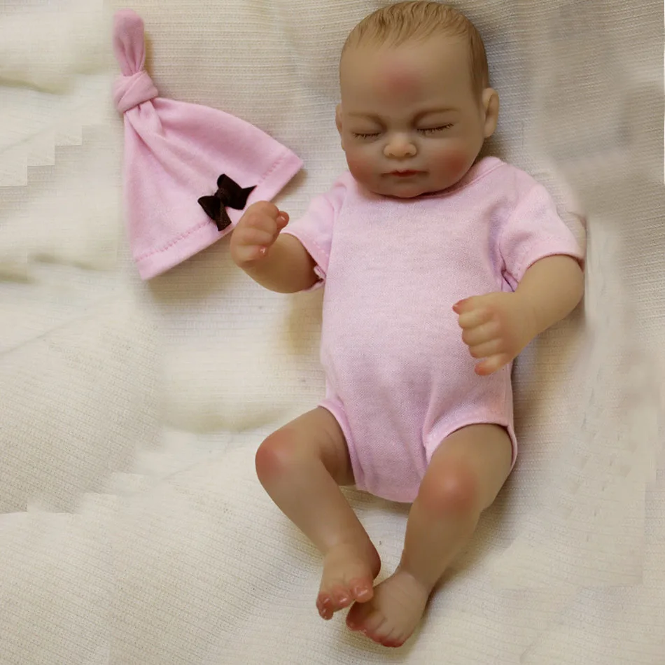 OtardDolls Mini bebe Reborn Baby Doll 10 дюймов 25 см полный корпус кремния винил Baby Alive Игрушки для девочек подарок для детей подарок