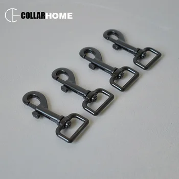

100pcs Strong metal buckle snap hook 1 Inch(25mm) pet leash straps belt leather key chain dog clip clasp pet horse DIY accessory