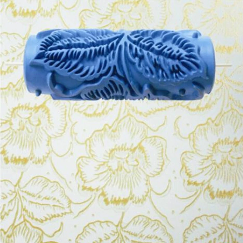 3D Rubber Decorative Wall Pattern Paint Roller