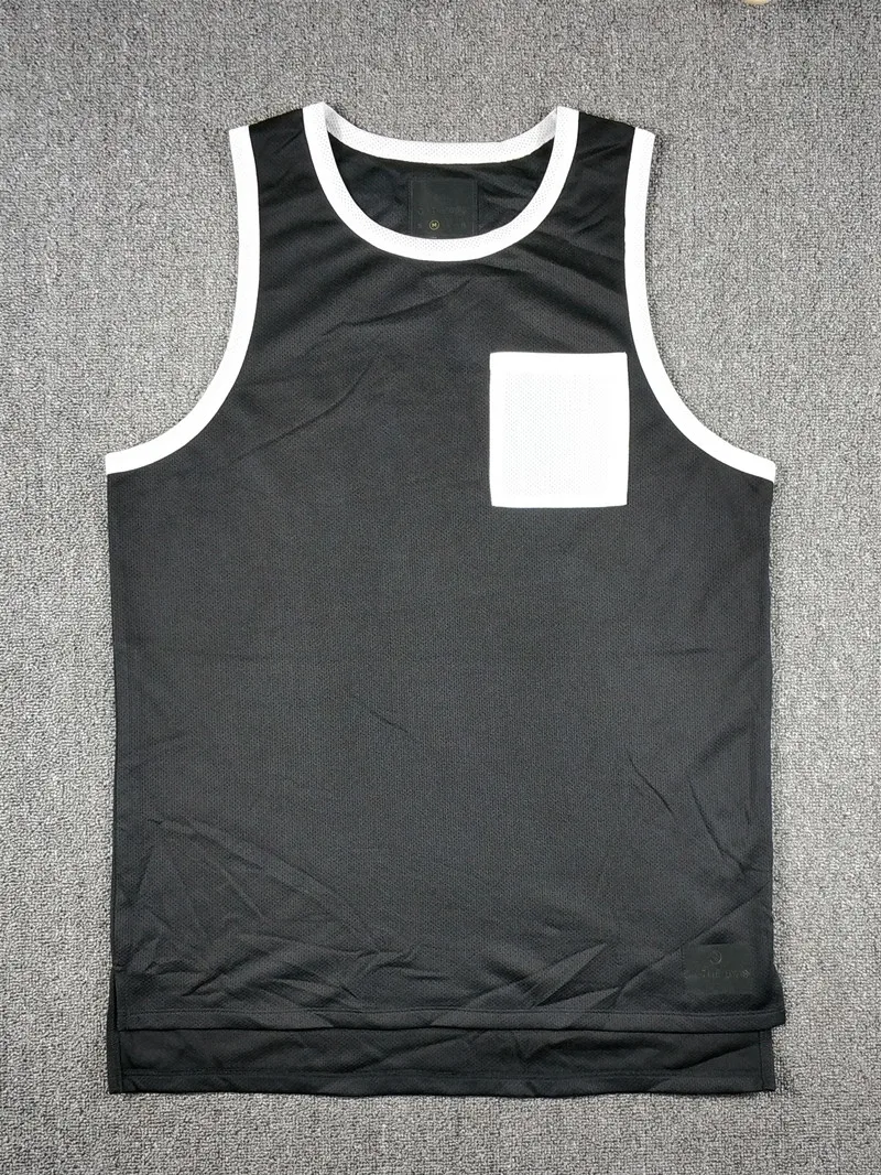 

Skate Men's Polyester Gym Bodybuilding Mesh Pocket Tank Top USA Size M (Thick)