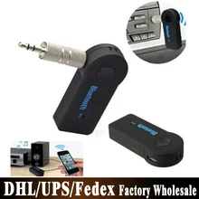 Высокое качество 50 шт./лот Беспроводной Bluetooth AUX аудио Музыка приемник адаптер громкой связи с микрофоном для телефона MP3