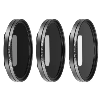 

Neewer Multi-coated Lens Filter Kit for GoPro Hero 5 Includes ND8, ND16, ND32 Filters with 3 Lens Caps