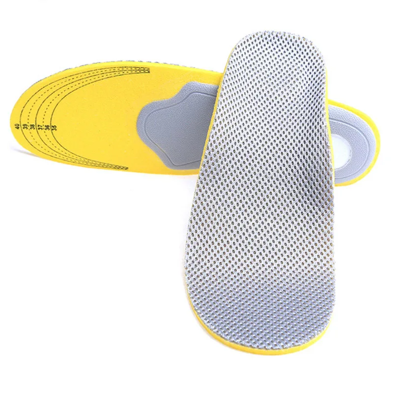 

Good Health 1 Pair Men Women 3D Orthopedic Insoles Breathable Orthotics Flat Foot Insert Arch Support Pads for Plantar Fasciitis