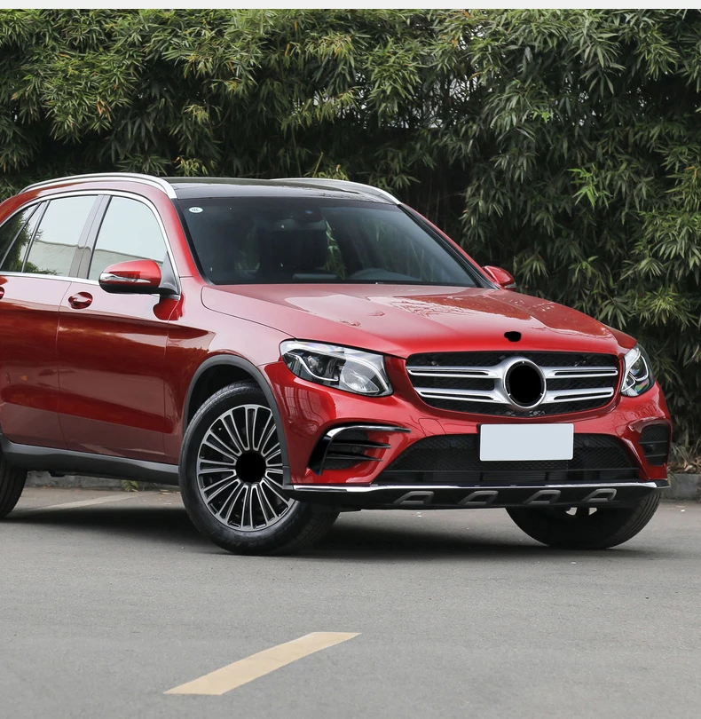 Для Mercedes-Benz GLC X253 аксессуары GLC250 передний бампер противотуманный светильник наклейки для автомобиля углеродное волокно воздушный нож GLC coupe модифицированный