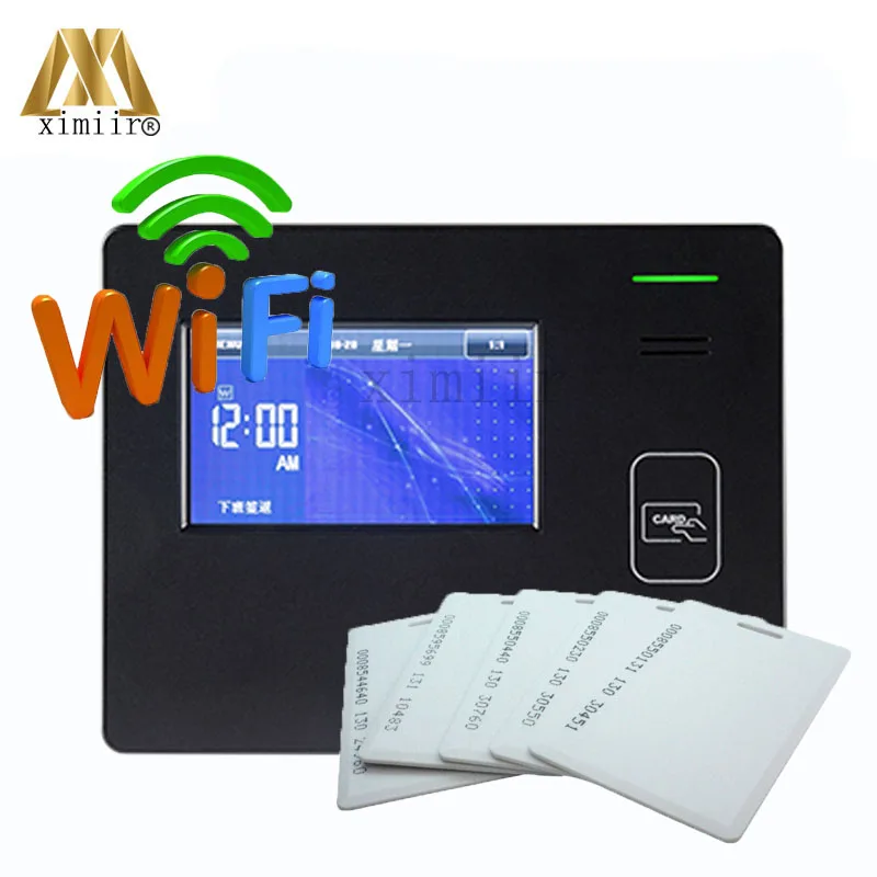 

New Arrival ZK CU600 125KHZ RFID Card Time Attendance With TCP/IP WIFI Biometric Time Recording EM Card Time clock