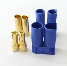 Usine Vente! 1 Paires EC5 Dispositif Connecteur Fiche Mâle et Femelle En Laiton pour RC Voiture Avion Hélicoptère Multi-copter