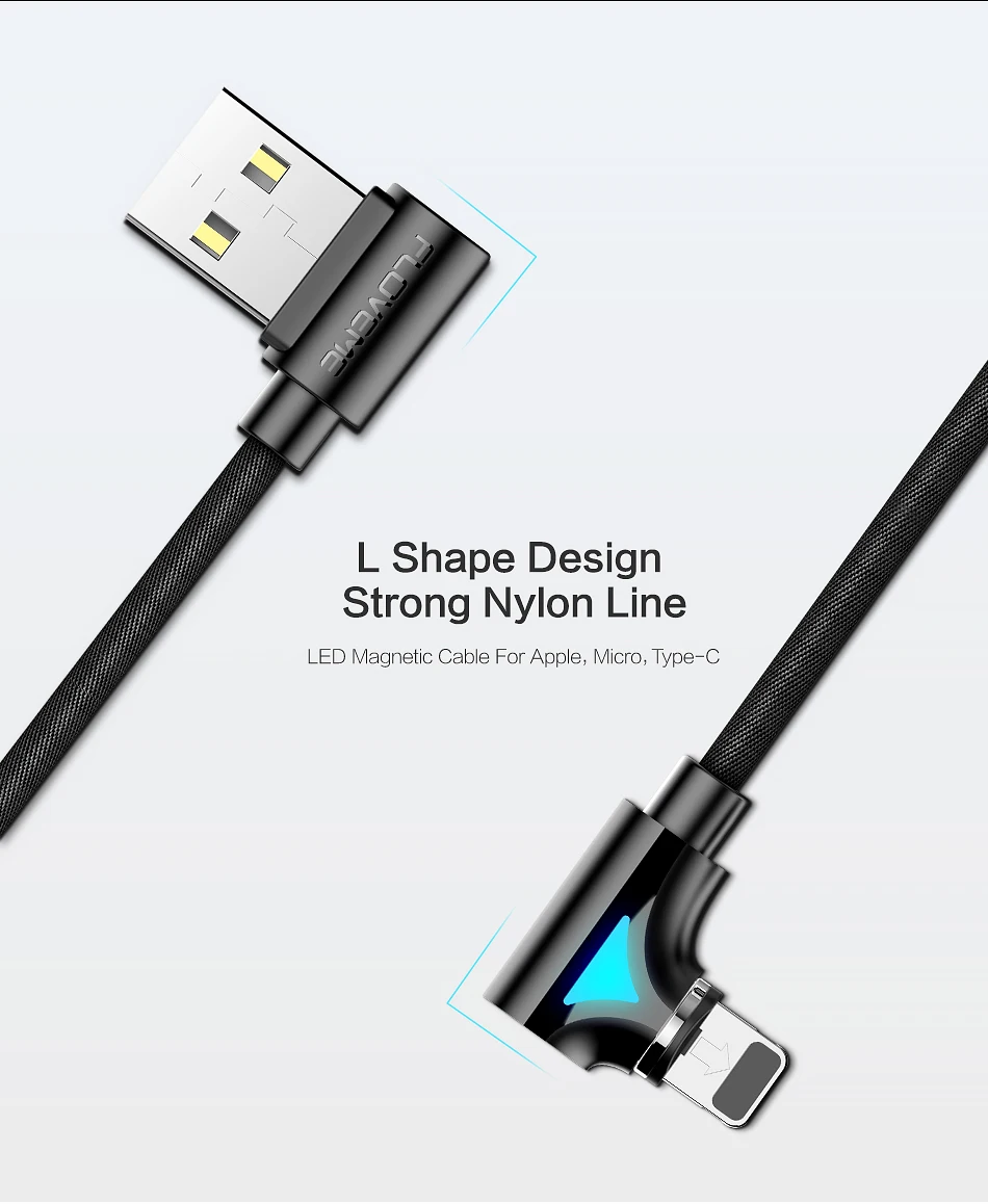 Магнитный usb-кабель FLOVEME 1 м для Apple iPhone X, зарядное устройство Micro USB type-C для samsung Galaxy S9 Plus Note 9 USB-C, зарядный кабель