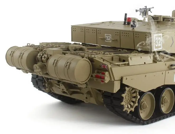 Радиоуправляемый основной боевой танк Challenger II в масштабе 1:16 2 4 ГГц 72 см дым и звук