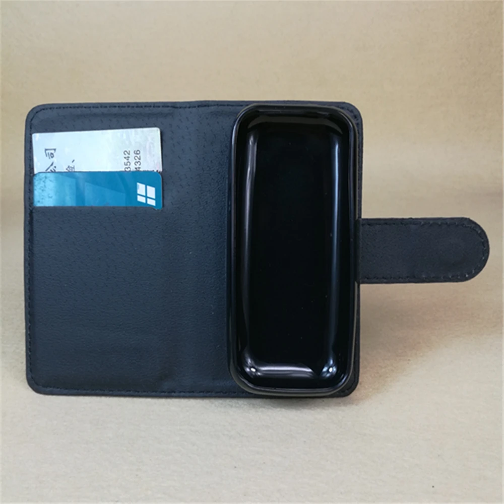 

For Nokia 105 2017 1.8 inch Dual sim Luxury Litchi leather case cover stand function for with 2 Card Holder and pouch slot
