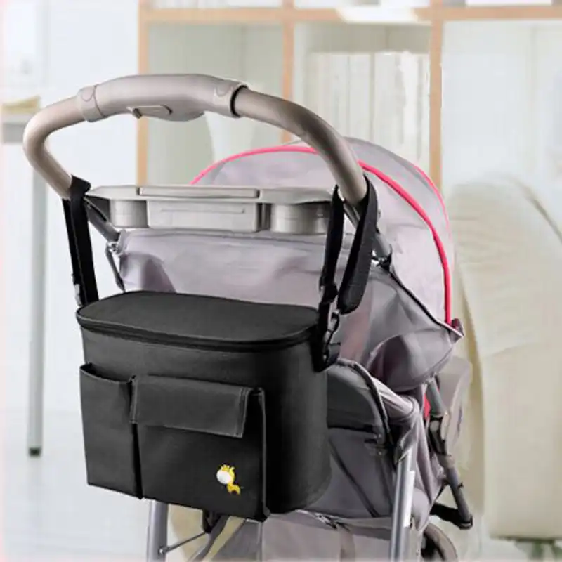 Baby Pushchair Stroller Pram Carrying Bag Hanging Pocket Storage Organizer SI