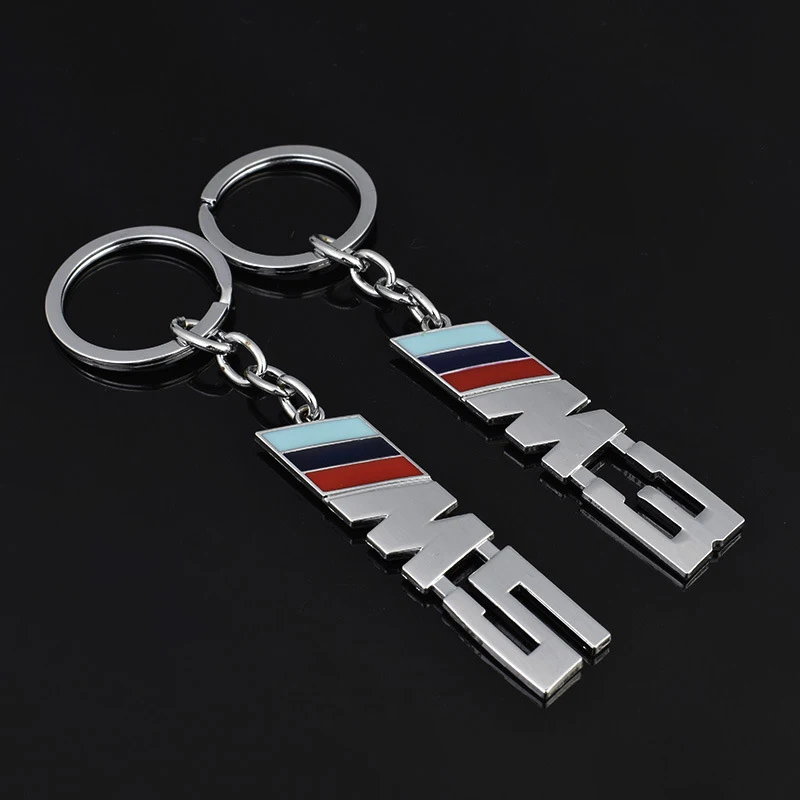 Fashion Metal Car Logo key ring keyring keychain key chain Car Styling for bmw auto M 1 3 5 X X1