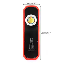 60 Вт портативный светодиодный фонарь с магнитной COB фонариком с вешалкой-крючком для ремонта кемпинга на открытом воздухе