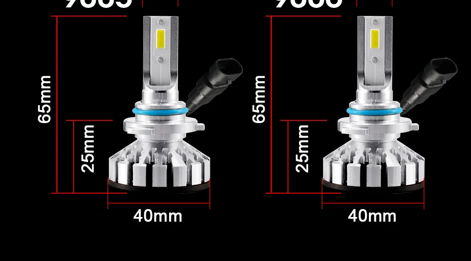 20.h1 led headlight 6000k