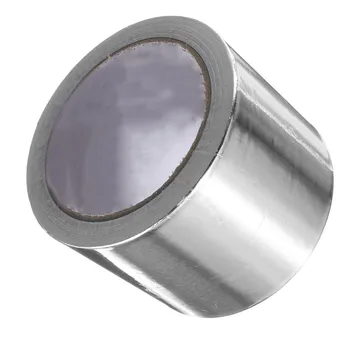 

MTGATHER 80mm x 25m Aluminum Foil Heat Shield Tape Adhesive Temporary Exhaust Pipe Ducts Repairs Tape High Temp Resistant Best
