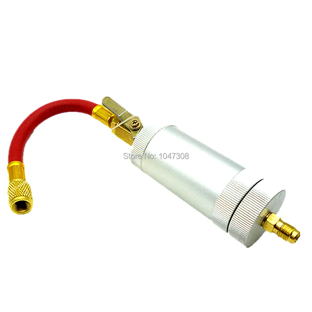 Air Conditioning Refrigeration Inline Oil Dye Injector A/C AC R134 R12