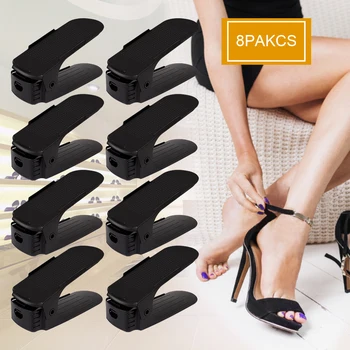 

Double Shoe Rack Organizer Storage Shoe Rack Living Room Convenient Shoes Organizer Stand Shelf